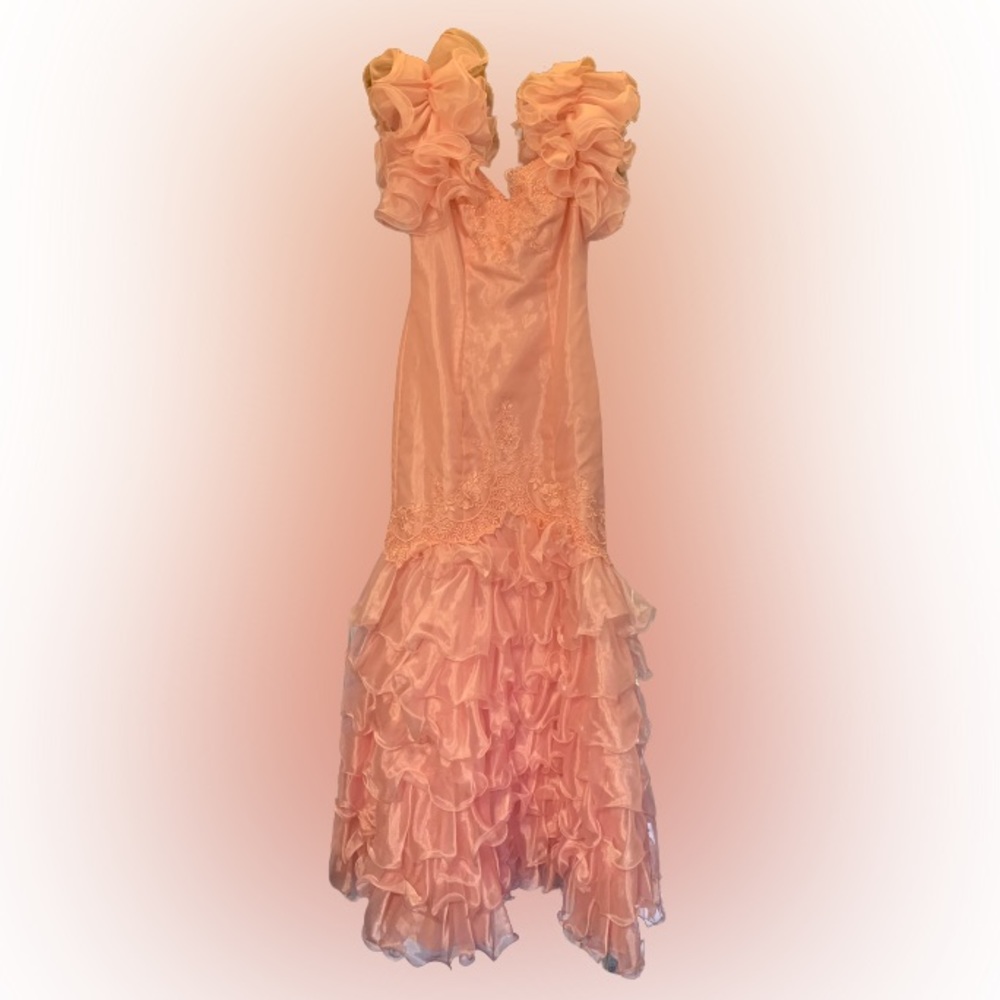 Vintage Pink Barbie Princess Formal Dress - Gem